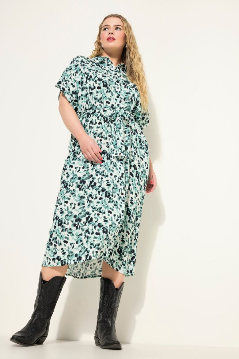 Plus size veliki brojevi Haljina Midi za punije