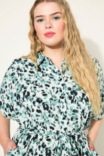 Plus size veliki brojevi Haljina Midi za punije