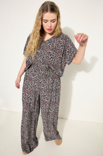 Plus size veliki brojevi Bluza V izreza cvjetnog uzorka za punije