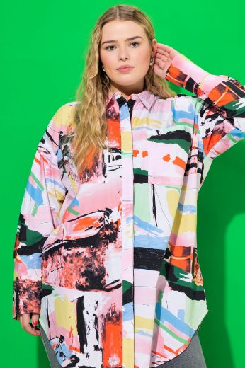 Plus size veliki brojevi Bluza dugih rukava duži model za punije