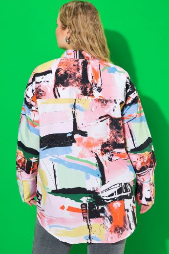 Plus size veliki brojevi Bluza dugih rukava duži model za punije