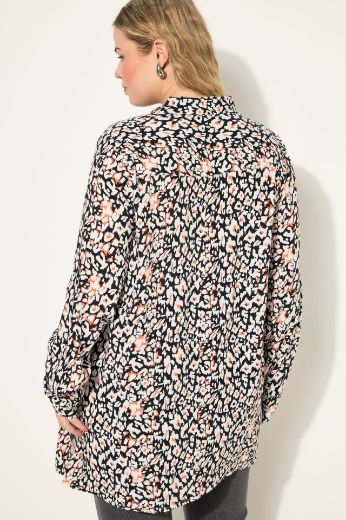 Plus size veliki brojevi Bluza dugih rukava s leopard uzorkom za punije