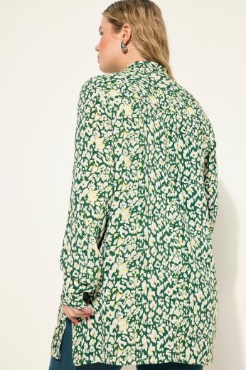 Plus size veliki brojevi Bluza dugih rukava s leopard uzorkom za punije