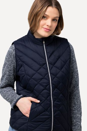 Plus size veliki brojevi Prsluk štepani kraći model za punije