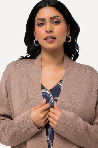Plus size veliki brojevi Kardigan dugi model s džepovima za punije