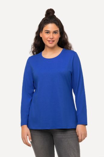 Plus size veliki brojevi Majica dugi rukavi okrugli izrez za punije