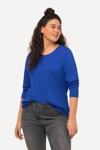 Plus size veliki brojevi Majica dugi rukavi okrugli izrez za punije