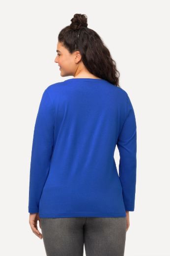 Plus size veliki brojevi Majica dugi rukavi okrugli izrez za punije