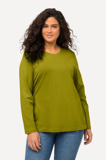 Plus size veliki brojevi Majica dugi rukavi okrugli izrez za punije