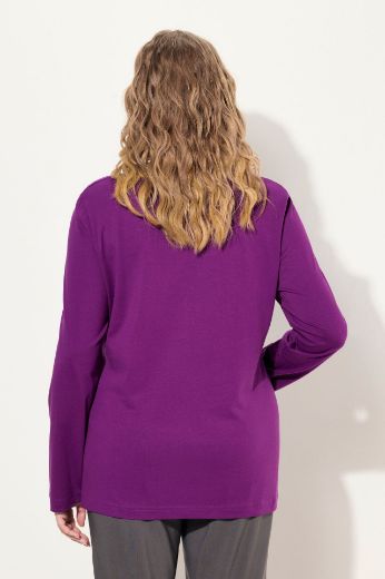 Plus size veliki brojevi Majica dugi rukavi okrugli izrez za punije