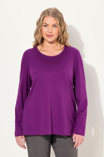 Plus size veliki brojevi Majica dugi rukavi okrugli izrez za punije