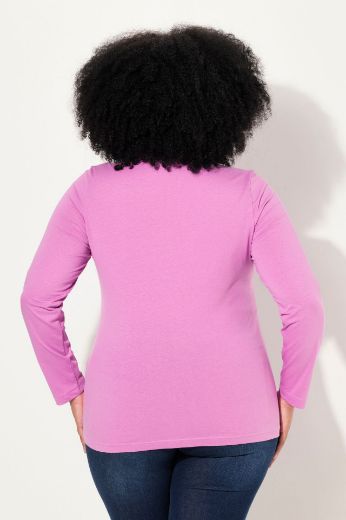 Plus size veliki brojevi Majica dugi rukavi okrugli izrez za punije