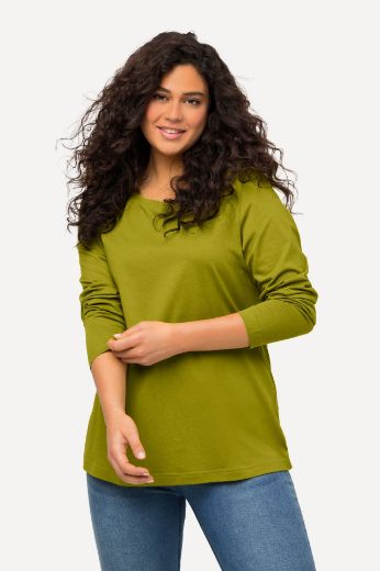 Plus size veliki brojevi Majica dugi rukavi okrugli izrez za punije