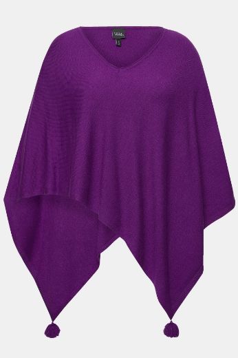 Plus size veliki brojevi Pončo V ovratnik za punije