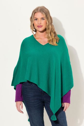 Plus size veliki brojevi Pončo V ovratnik za punije