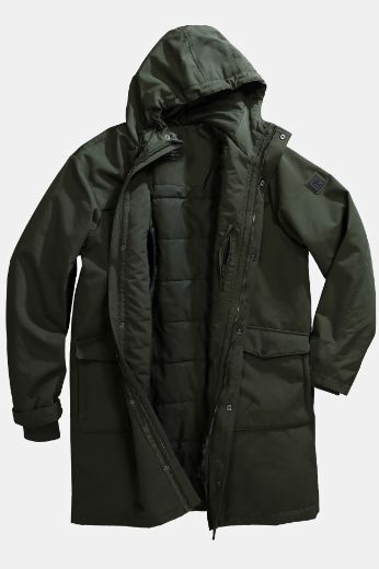 Plus size veliki brojevi Parka s džepovima za punije