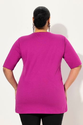 Plus size veliki brojevi Majica Casual široki rez za punije