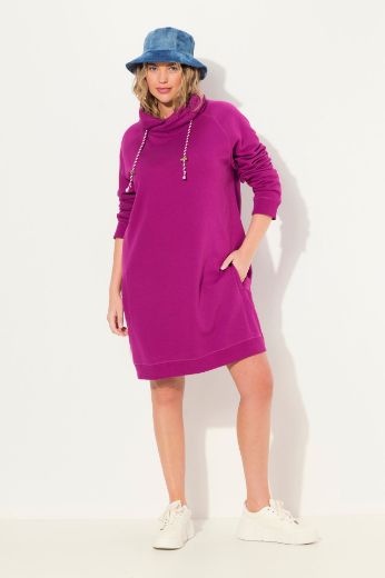 Plus size veliki brojevi Haljina povišenog ovratnika za punije