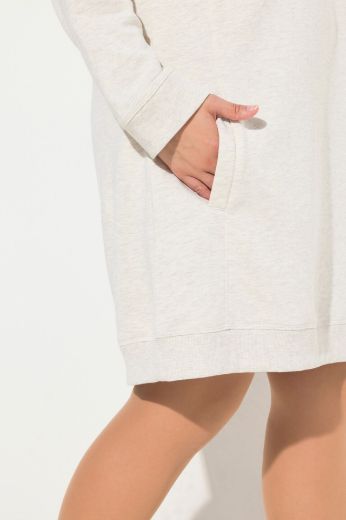 Plus size veliki brojevi Haljina povišenog ovratnika za punije