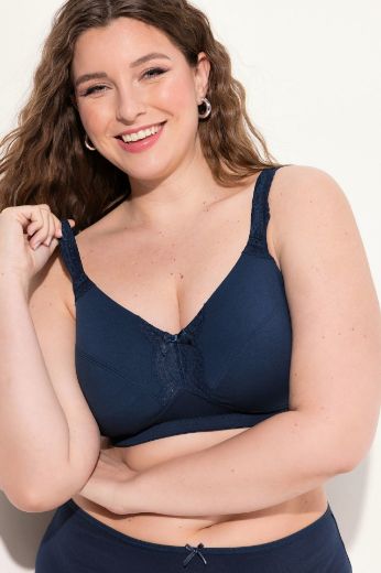 Plus size veliki brojevi Grudnjak bez žica s dodatkom čipke za punije