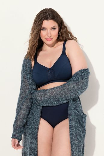 Plus size veliki brojevi Grudnjak bez žica s dodatkom čipke za punije