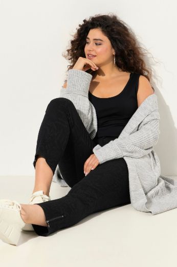 Plus size veliki brojevi Traperice Sarah s printom za punije