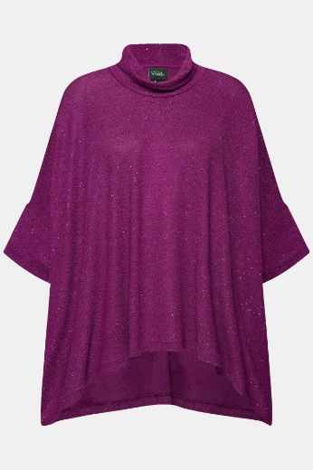 Plus size veliki brojevi Majica elegantna spuštenih rukava sa svjetlucavim efektom za punije