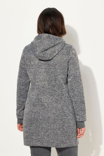 Plus size veliki brojevi Jakna pletena s podstavom od flisa za punije