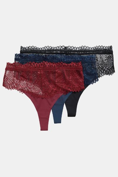 Veliki brojevi Gaćice tange 3 komada moda za punije