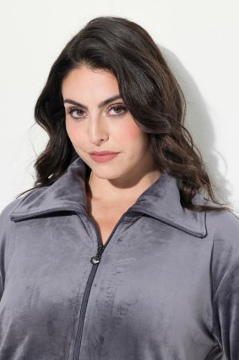 Plus size veliki brojevi Trenirka gornji dio od pliša za punije