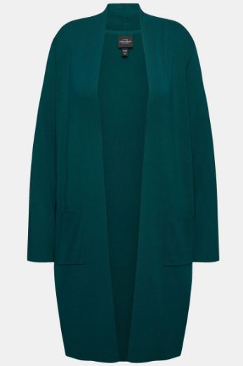 Plus size veliki brojevi Kardigan dugi model s džepovima za punije
