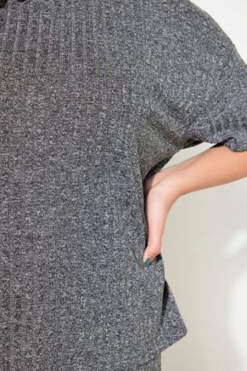 Plus size veliki brojevi Pidžama kratkih rukava i dugih nogavica za punije