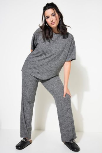 Plus size veliki brojevi Pidžama kratkih rukava i dugih nogavica za punije