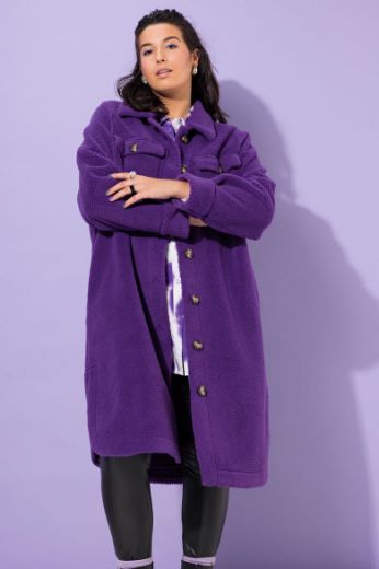Plus size veliki brojevi Kaput s džepovima za punije