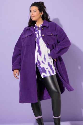 Plus size veliki brojevi Kaput s džepovima za punije
