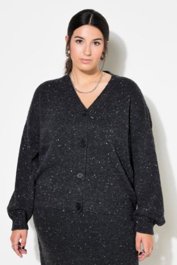 Plus size veliki brojevi Kardigan V ovratnika za punije