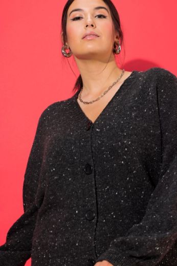 Plus size veliki brojevi Kardigan V ovratnika za punije