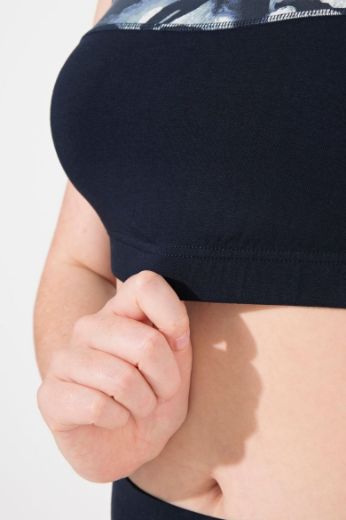 Plus size veliki brojevi Grudnjak sportski od eko pamuka za punije