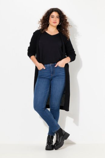 Plus size veliki brojevi Traperice uži kroj za punije