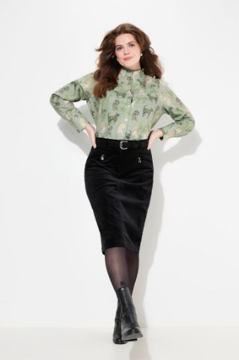 Plus size veliki brojevi Suknja Mony od samta za punije