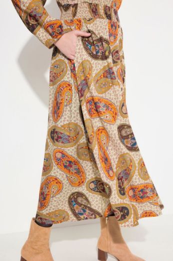 Plus size veliki brojevi Haljina maxi A kroja za punije