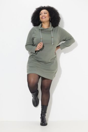 Plus size veliki brojevi Haljina povišenog ovratnika za punije