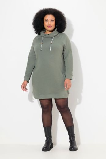 Plus size veliki brojevi Haljina povišenog ovratnika za punije