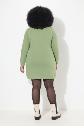 Plus size veliki brojevi Haljina povišenog ovratnika za punije