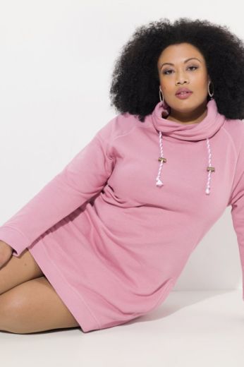 Plus size veliki brojevi Haljina povišenog ovratnika za punije