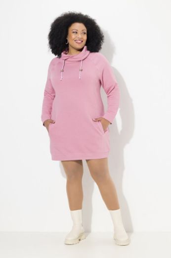 Plus size veliki brojevi Haljina povišenog ovratnika za punije