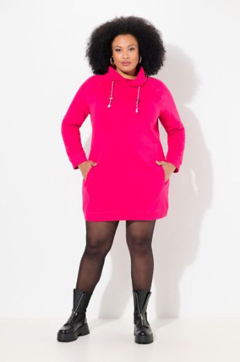 Plus size veliki brojevi Haljina povišenog ovratnika za punije