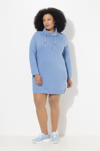 Plus size veliki brojevi Haljina povišenog ovratnika za punije