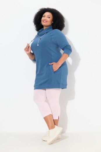 Plus size veliki brojevi Haljina povišenog ovratnika za punije