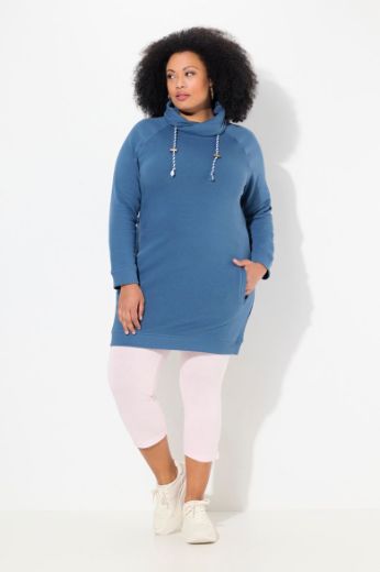 Plus size veliki brojevi Haljina povišenog ovratnika za punije
